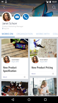 Download Office Delve Work for Android screenshot 4
