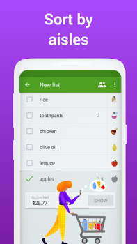 Download Listonic: Grocery List App Purchases for Android screenshot 4