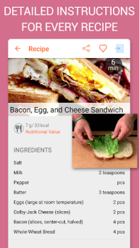 Download Recipe Calendar - Meal Planner Food and drink for Android screenshot 4