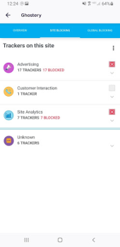 Download Ghostery Privacy Browser Work for Android screenshot 2
