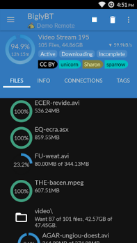 Download BiglyBT, Torrent Downloader Tools for Android screenshot 2