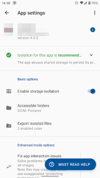Download Storage Isolation Tools for Android screenshot 3