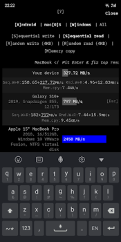 Download CPDT Benchmark〉Storage, memory Tools for Android screenshot 4