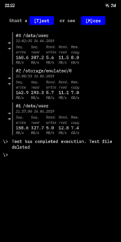 Download CPDT Benchmark〉Storage, memory Tools for Android screenshot 5