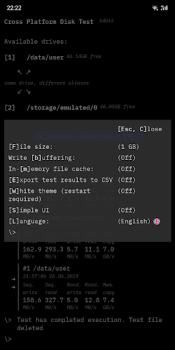Download CPDT Benchmark〉Storage, memory Tools for Android screenshot 7