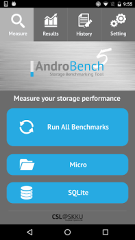 Download Androbench (Storage Benchmark) Tools for Android screenshot 2