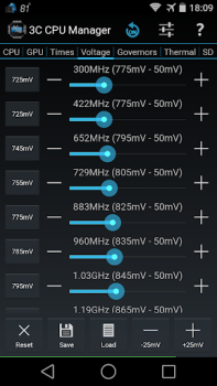 Download 3C CPU Manager (root) Tools for Android screenshot 3
