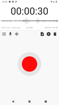 Download ASR Voice Recorder Music and audio for Android screenshot 2