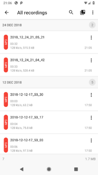 Download ASR Voice Recorder Music and audio for Android screenshot 4