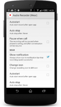 Download Wear Audio Recorder Music and audio for Android screenshot 4