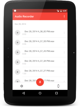 Download Wear Audio Recorder Music and audio for Android screenshot 6