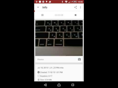 Download Wear Audio Recorder Music and audio for Android screenshot 8