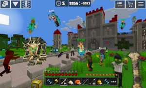 Download Mini Block Craft: Planet Craft Adventure for Android screenshot 2