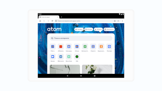 Download Браузер Atom: Быстрый браузер Contact for Android screenshot 7