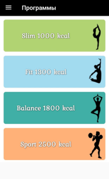 Download Меню на месяц для похудения Food and drink for Android screenshot 3