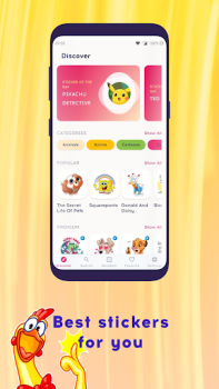 Download New Stickers for WA and WAStickerApps  Love Social for Android screenshot 2