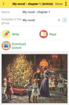 Download Writer Work for Android screenshot 2