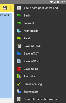 Download Writer Work for Android screenshot 6