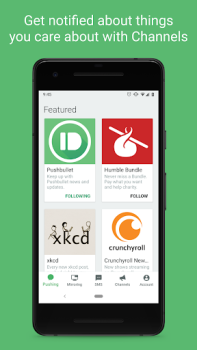 Download Pushbullet: SMS on PC and more Tools for Android screenshot 5