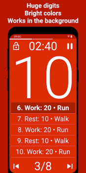 Download Tabata Timer: Interval Timer Health & Fitness for Android screenshot 2