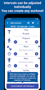 Download Tabata Timer: Interval Timer Health & Fitness for Android screenshot 6