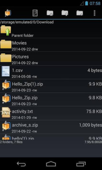Download AndroZip File Manager Tools for Android