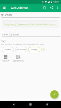 Download QR Droid Work for Android screenshot 2