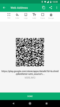 Download QR Droid Work for Android screenshot 5