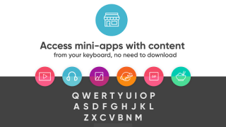 Download Fleksy fast emoji keyboard app Personalization for Android screenshot 2