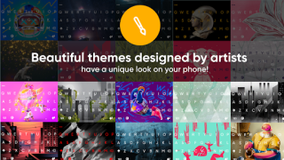 Download Fleksy fast emoji keyboard app Personalization for Android screenshot 5