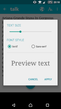 Download Talk: Text to Voice Contact for Android screenshot 4
