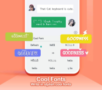Download Kika Keyboard-AI Emojis、Themes Tools for Android screenshot 4