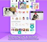 Download Kika Keyboard-AI Emojis、Themes Tools for Android screenshot 5