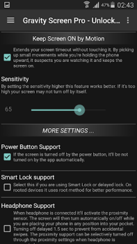 Download Gravity Screen - On/Off Tools for Android screenshot 4