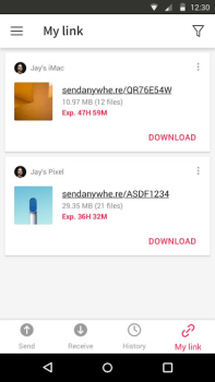 Download Send Anywhere (File Transfer) Work for Android screenshot 5
