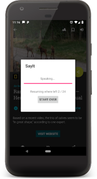 Download SayIt: Read with Ears Tools for Android screenshot 3