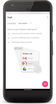 Download SayIt: Read with Ears Tools for Android screenshot 6