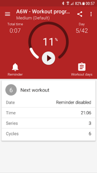 Download Abs workout A6W - flat belly Health & Fitness for Android screenshot 3