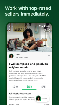Download Fiverr - Freelance Service Business for Android screenshot 2