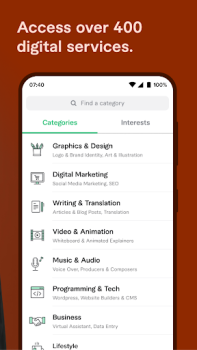 Download Fiverr - Freelance Service Business for Android screenshot 4