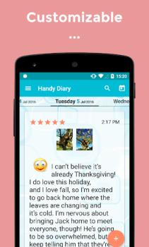 Download Diary with lock password Life style for Android screenshot 3