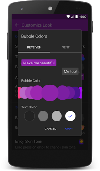 Download Textra SMS Contact for Android screenshot 2