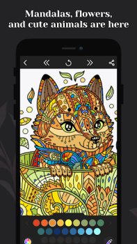 Download Coloring pages: Mandala for me Casual for Android screenshot 3