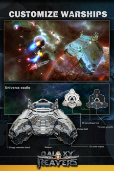 Download Galaxy Reavers - Starships RTS Strategies for Android screenshot 3