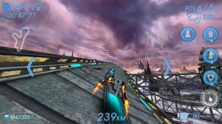 Download Space Racing 3D Race for Android screenshot 2