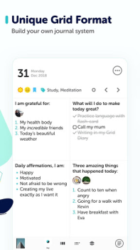 Download Grid Diary - Journal, Planner Life style for Android screenshot 3