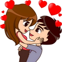 Download  Love Story Stickers WASticker