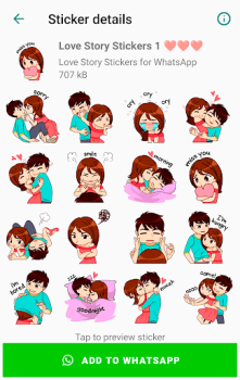 Download Love Story Stickers WASticker Contact for Android screenshot 6