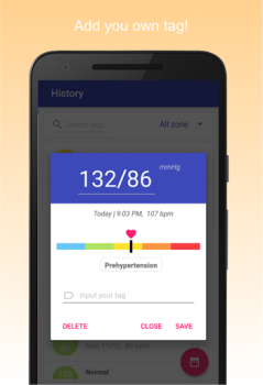 Download Blood Pressure Diary Health & Fitness for Android screenshot 4