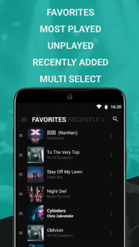 Download BlackPlayer Music Player Music and audio for Android screenshot 2